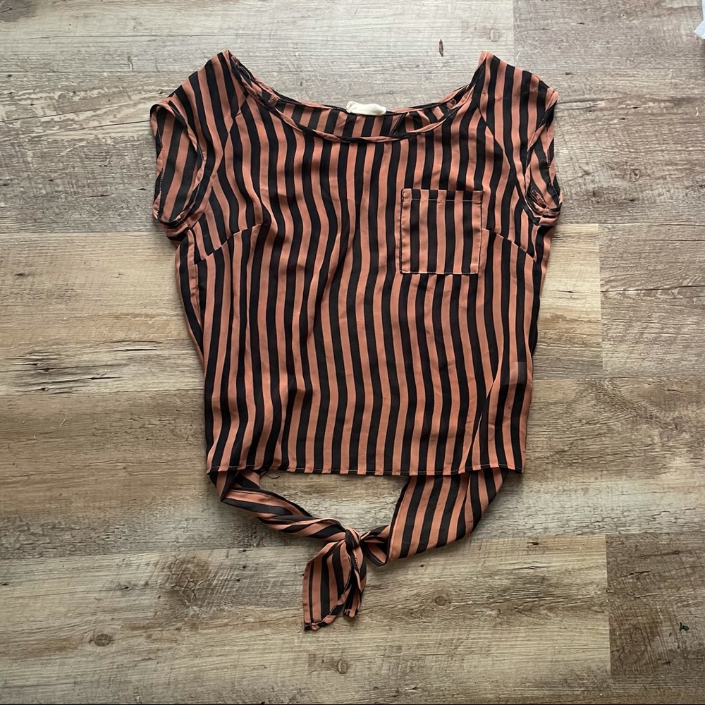 BLVD Striped Blouse